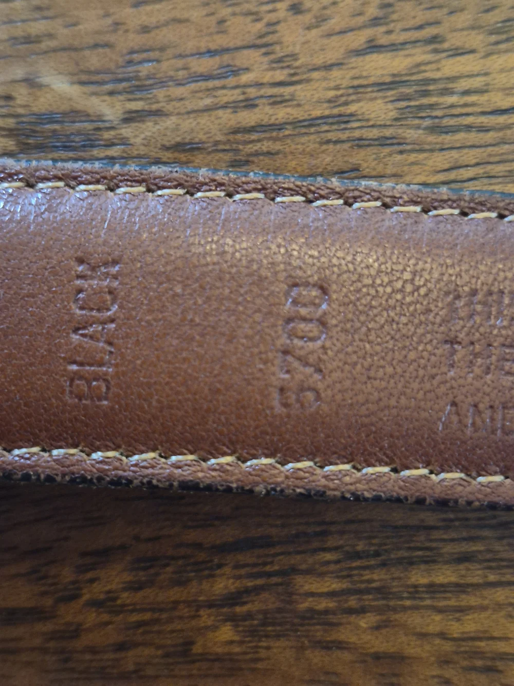 Coach Men's Black Leather Belt with Gold Buckle Size 34